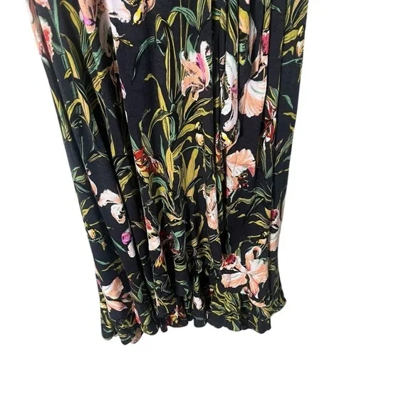 MAEVE x ANTHROPOLOGIE Gabriela Ruffled Faded Tropical Floral Maxi Dress - Picture 6 of 14